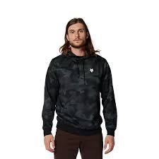 FOX RACING FOX HEAD CAMO FLEECE PO [BLK CAM] - PULLOVER HOODIE - synikclothing.com