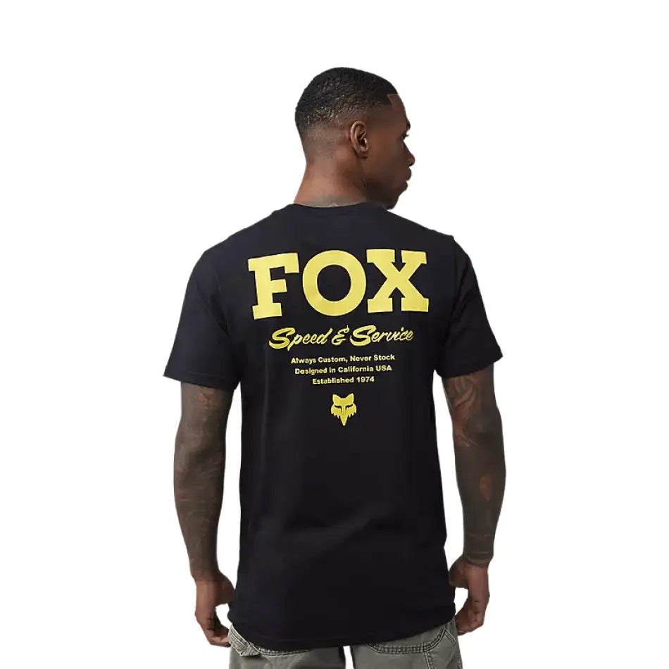 FOX RACING SPEED AND SERVICE S/S PREM TEE - T-SHIRT - synikclothing.com