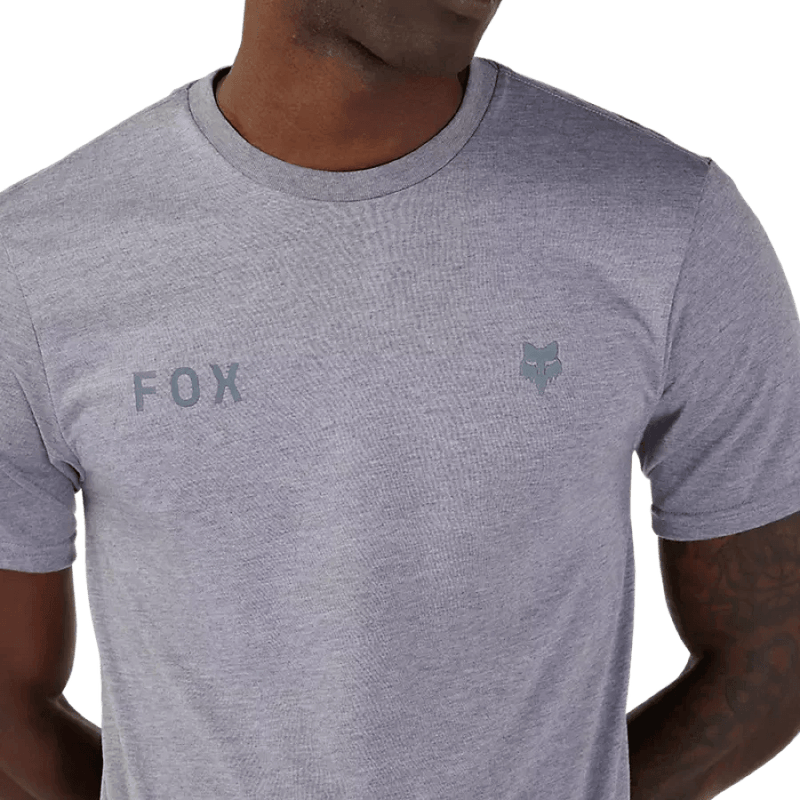 FOX RACING WORDMARK SS TECH TEE [HTR GRAPH] - T-SHIRT - synikclothing.com