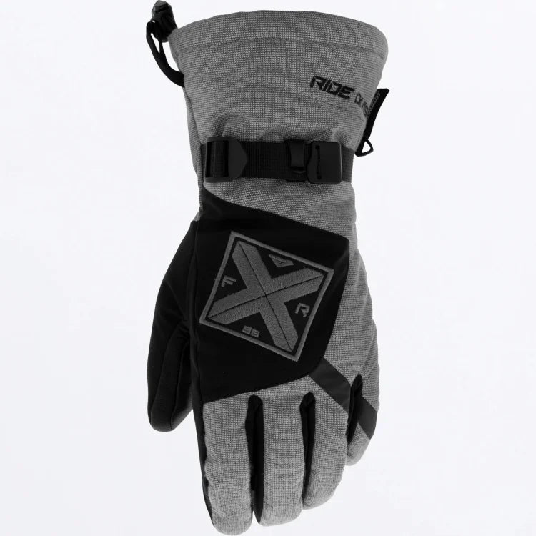 FXR-RACING-23/24-MEN-RIDGE-GLOVE-GREY/BLACK - GLOVE - synikclothing.com