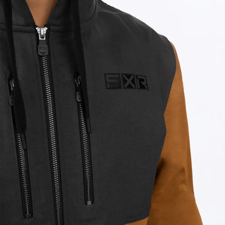 FXR-RACING-23/24-MEN-TASK-HOODIE-COPPER/ASPHALT - ZIP HOODIE - synikclothing.com