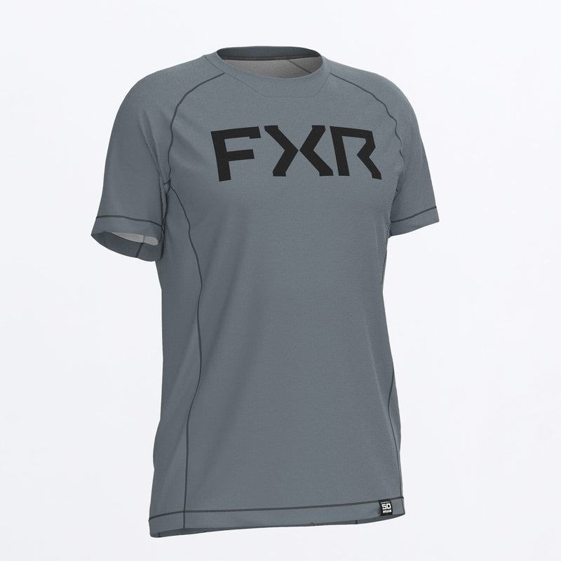 FXR-RACING-M-ATTACK-UPF-T-SHIRT-23-LT-STEEL - T-SHIRT - synikclothing.com