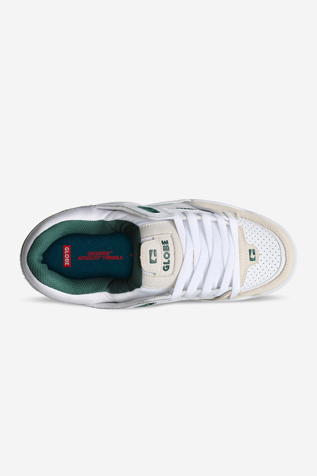 GLOBE SHOES FUSION WHITE GREEN
