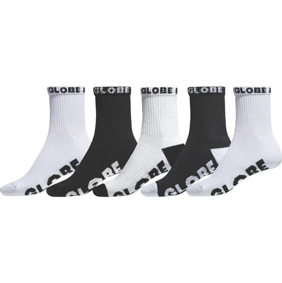 GLOBE-BRAND-QUARTER-SOCKS-5-PACK - SOCK - synikclothing.com