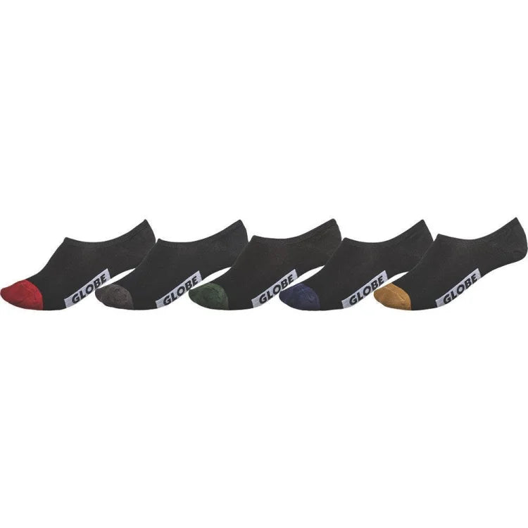 GLOBE-DIP-INVISIBLE-SOCK-5-PACK - SOCK - Synik Clothing - synikclothing.com