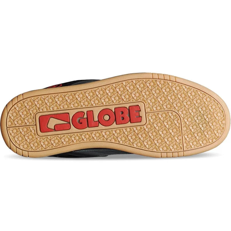 GLOBE-SHOES-TILT-DARK-BLACK/GREY/RED - SHOE - synikclothing.com