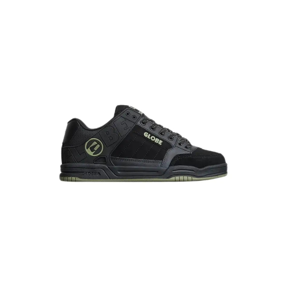 GLOBE TILT SHOES BLACK/OLIVE - SHOE - synikclothing.com