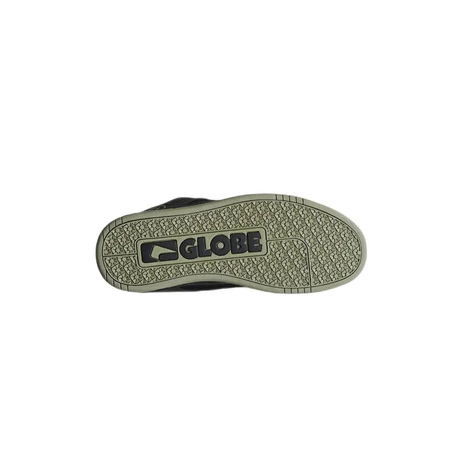 GLOBE TILT SHOES BLACK/OLIVE - SHOE - synikclothing.com