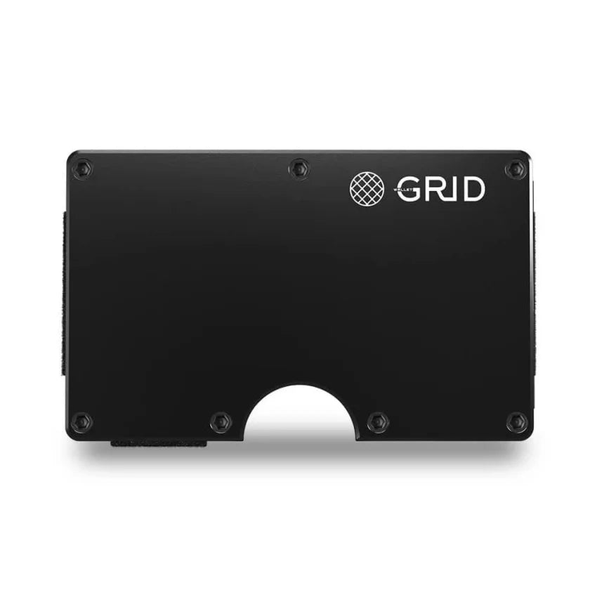 GRID Wallet - Grid Wallet // Black Aluminum - - Synik Clothing - synikclothing.com