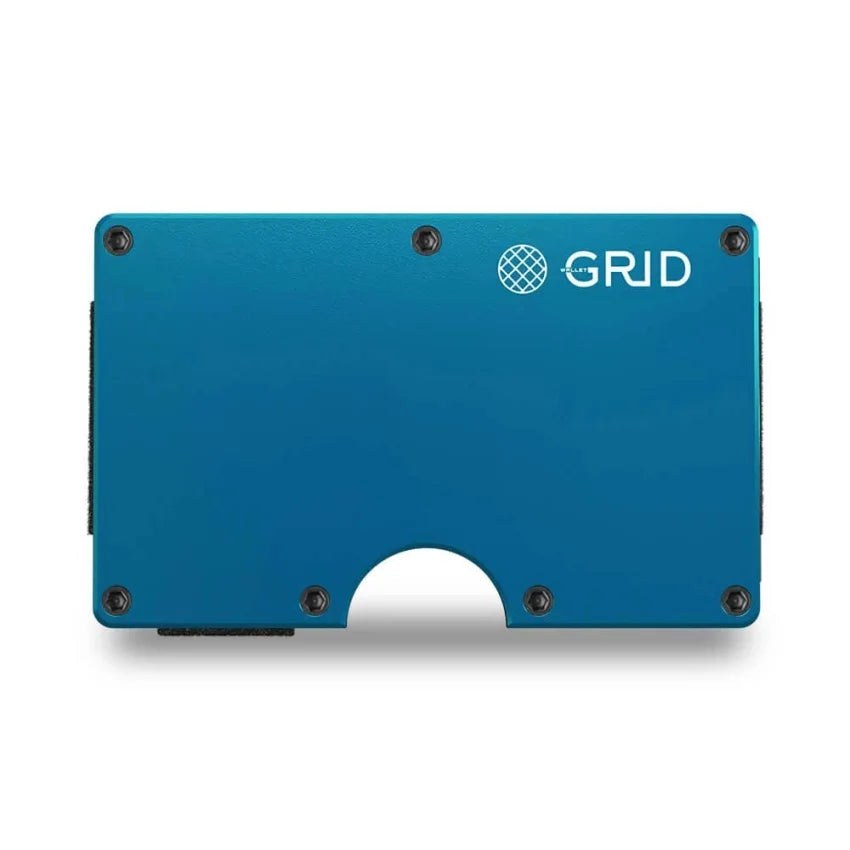 GRID Wallet - Grid Wallet // Blue Aluminum - - Synik Clothing - synikclothing.com