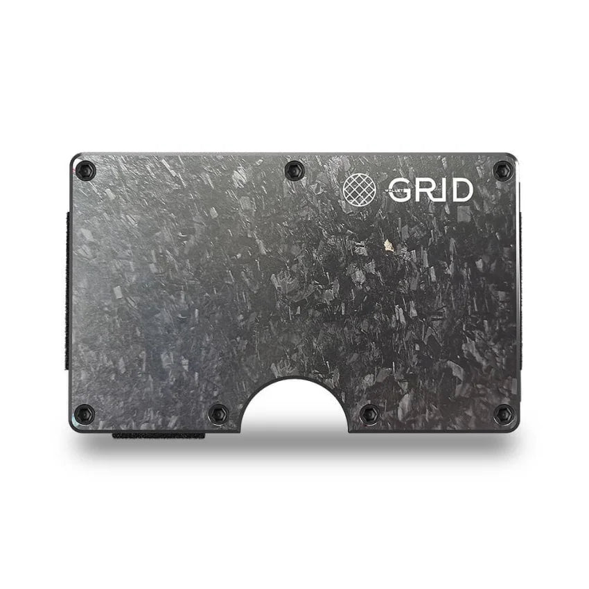 GRID Wallet - Grid Wallet // Forged Carbon - - Synik Clothing - synikclothing.com