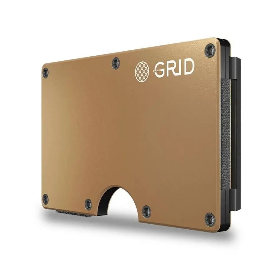 GRID Wallet - Grid Wallet // Gold Aluminum - WALLET - synikclothing.com