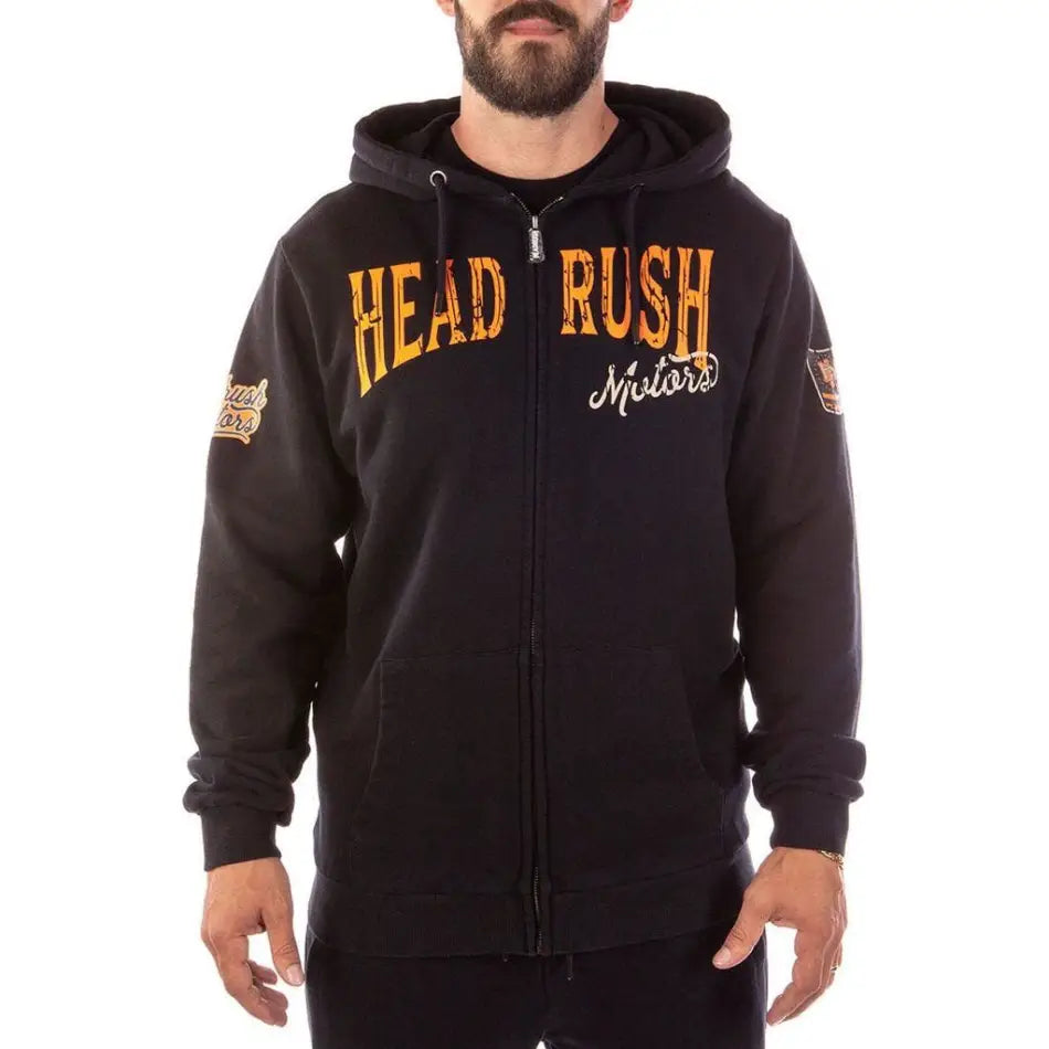 HEADRUSH BRAND The Mechanic Zip Up Hoodie - ZIP HOODIE - synikclothing.com