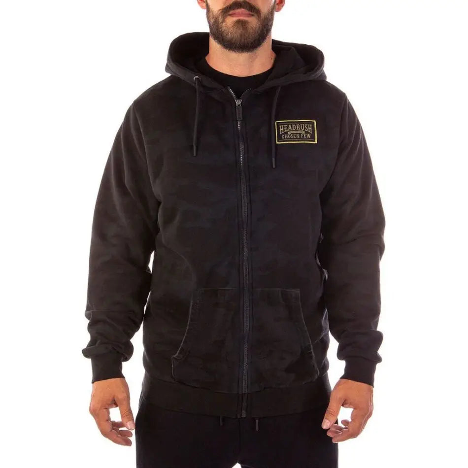 HEADRUSH BRAND The Spy Zip Up Hoodie - ZIP HOODIE - synikclothing.com