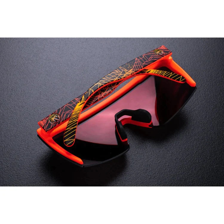 HEATWAVE-VISUAL-LAZER-FACE-Z87-SUNGLASSES-RED-FRAME-&-NOSE-PIECE-SU23 - SUNGLASS - synikclothing.com