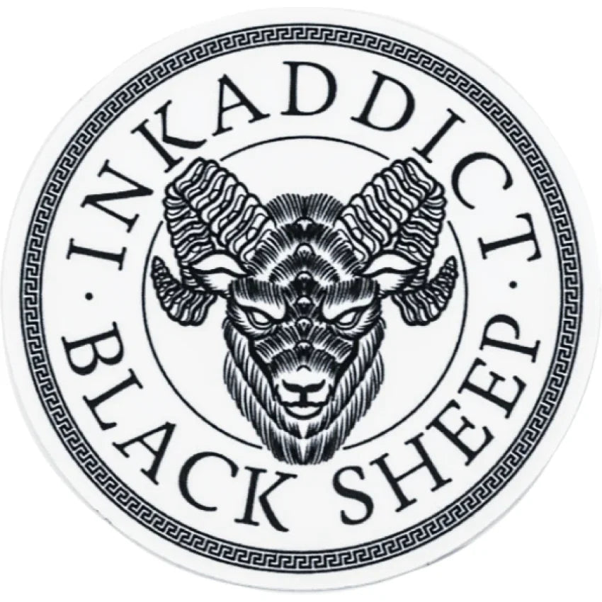 INK-ADDICT-BLACK-SHEEP-STICKER - STICKER - Synik Clothing - synikclothing.com