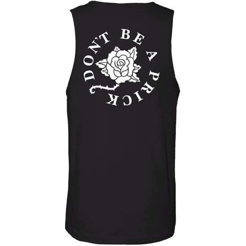 INK-ADDICT-DON'T-BE-A-PRICK-MEN'S-TANK - TANK TOP - Synik Clothing - synikclothing.com