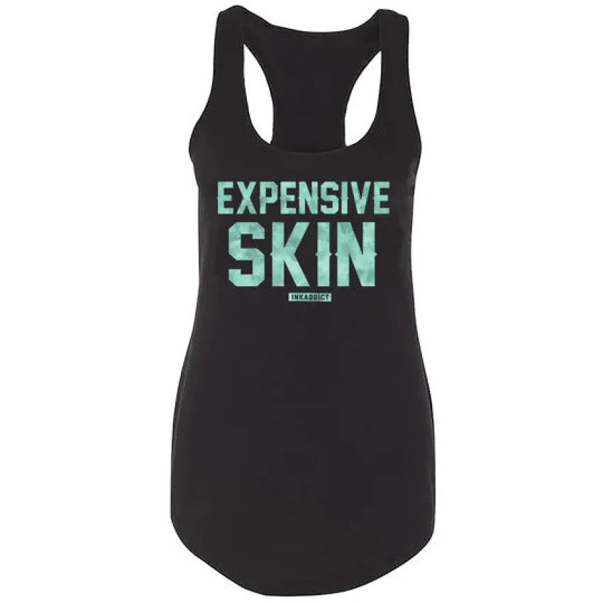 INK-ADDICT-EXPENSIVE-SKIN-CLOUDS-WOMEN'S-RACERBACK-TANK - TANK TOP - Synik Clothing - synikclothing.com