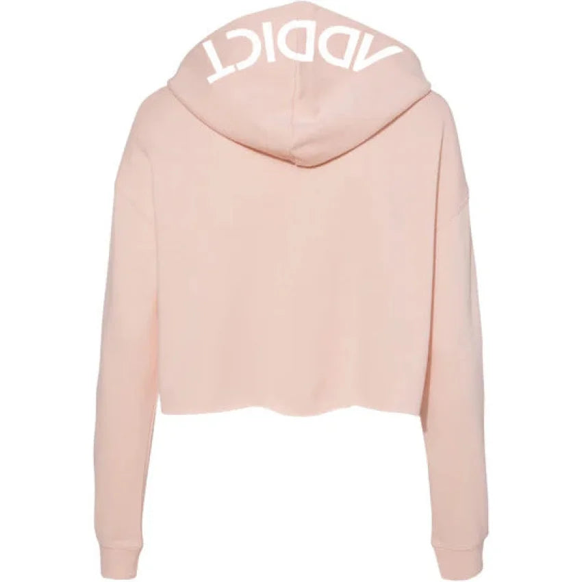 INK-ADDICT-INK-WOMEN'S-BLUSH-CROP-HOODIE - CROP HOODIE - synikclothing.com