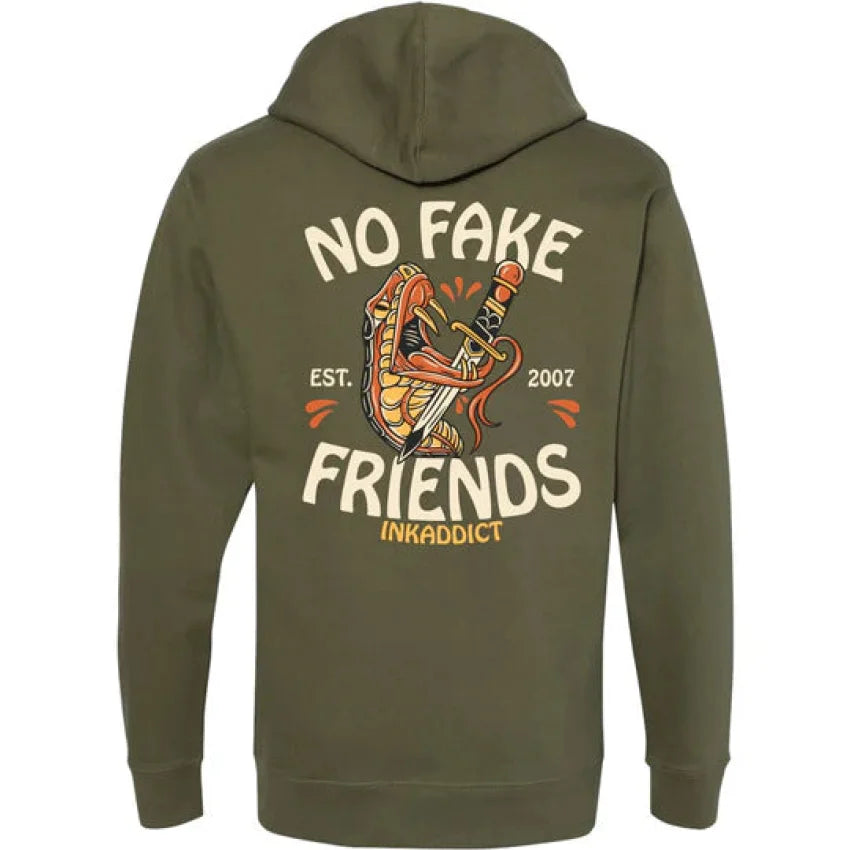 INK-ADDICT-NO-FAKE-FRIENDS-II-HOODIE - PULLOVER HOODIE - synikclothing.com