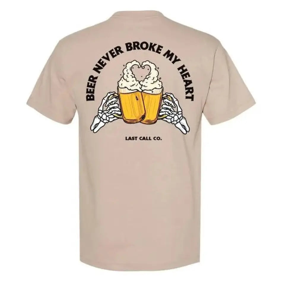 LAST CALL CO. Beer Never Short Sleeve T-shirt - T-SHIRT - synikclothing.com