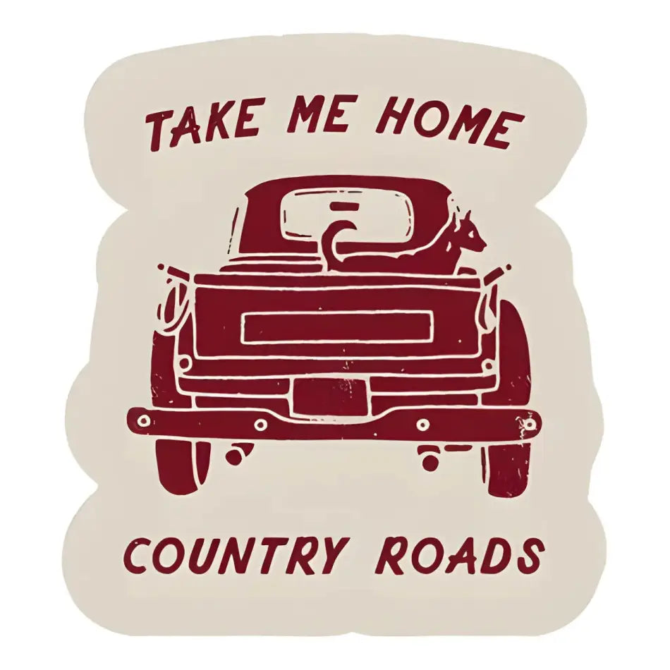 LAST CALL CO. Country Roads Sticker - T-SHIRT - synikclothing.com