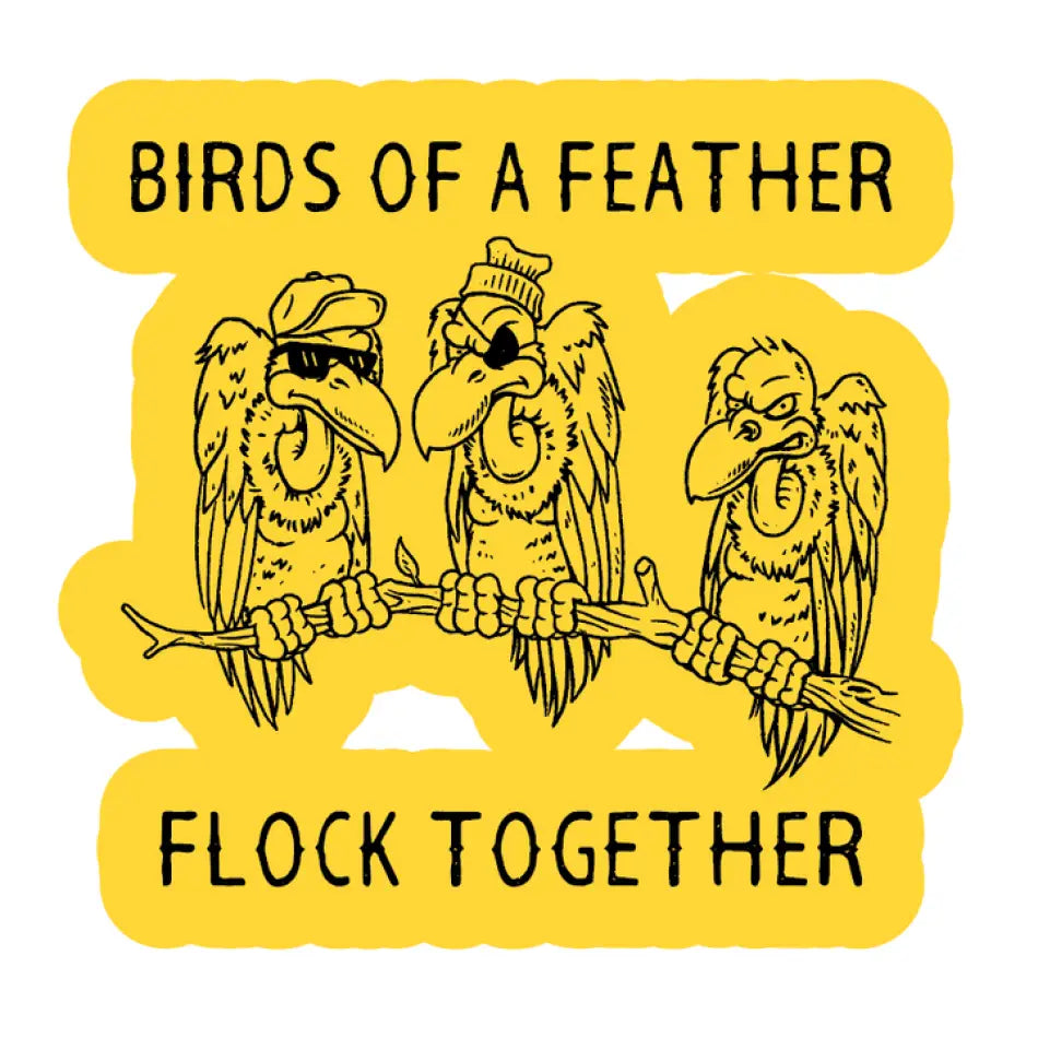 LAST CALL CO. FLOCK TOGETHER Sticker - STICKER - synikclothing.com