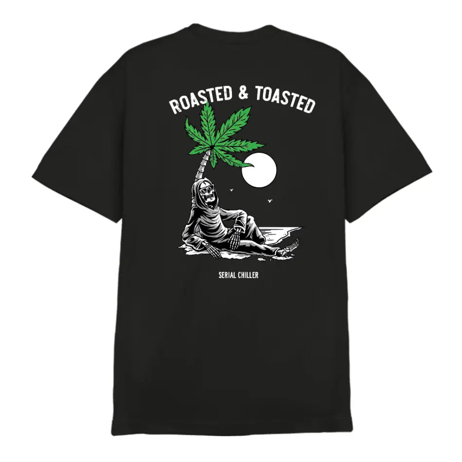 Last Call Co. SERIAL CHILLER ROASTED AND TOASTED T-SHIRT - T-SHIRT - synikclothing.com