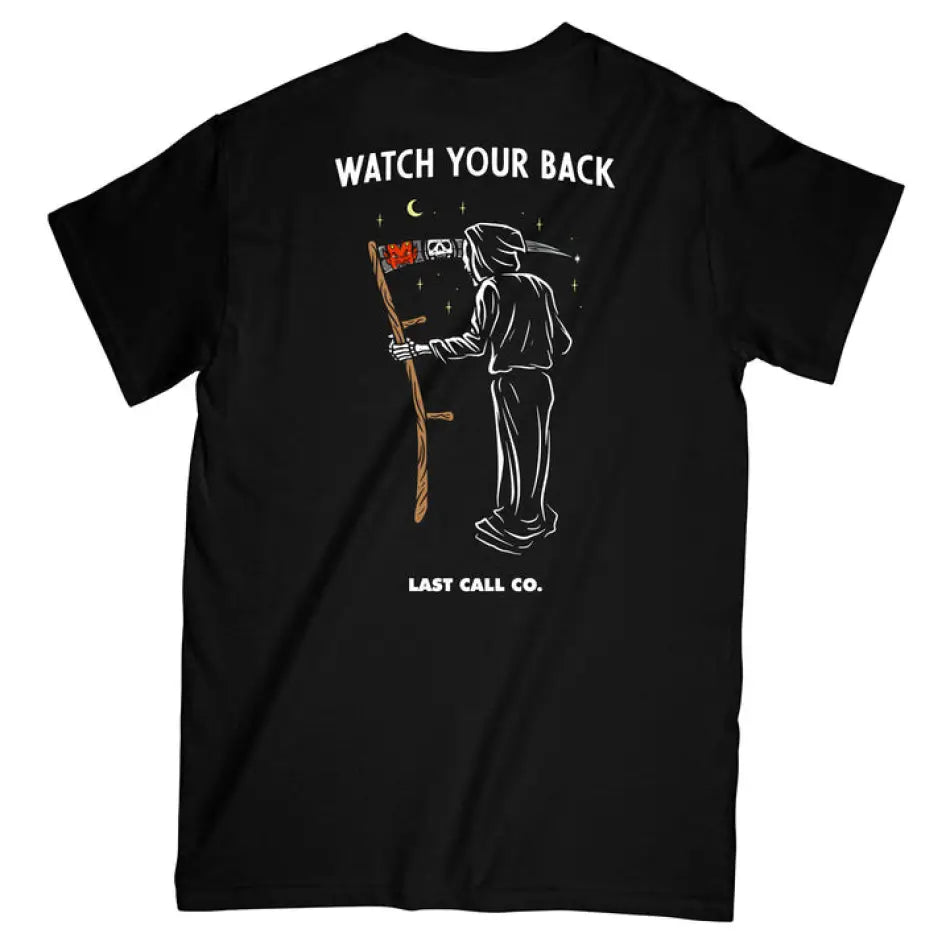 Last Call Co. WATCH YOUR BACK T-SHIRT - T-SHIRT - synikclothing.com