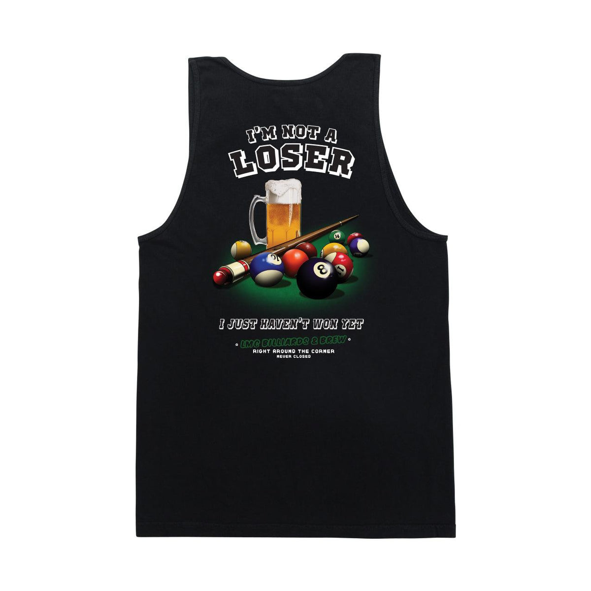 LOSER MACHINE BILLIARDS TANK - T-SHIRT - synikclothing.com