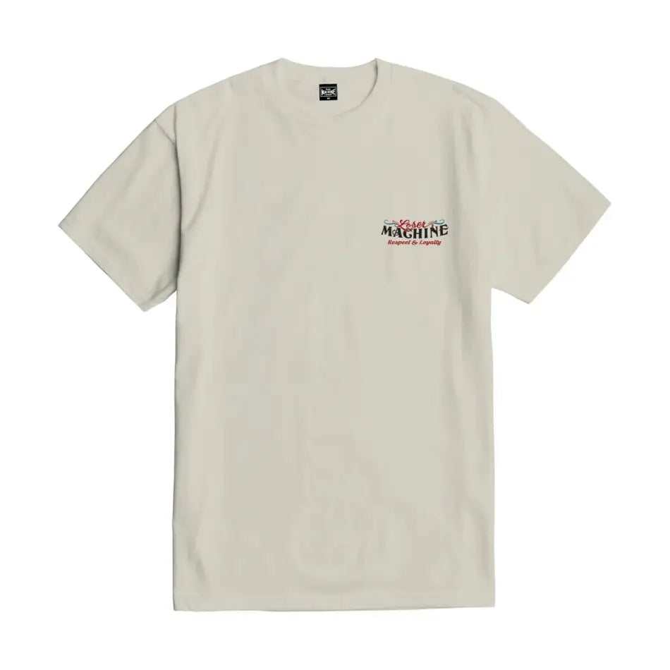 LOSER MACHINE RESPECT & LOYALTY TEE - T-SHIRT - synikclothing.com