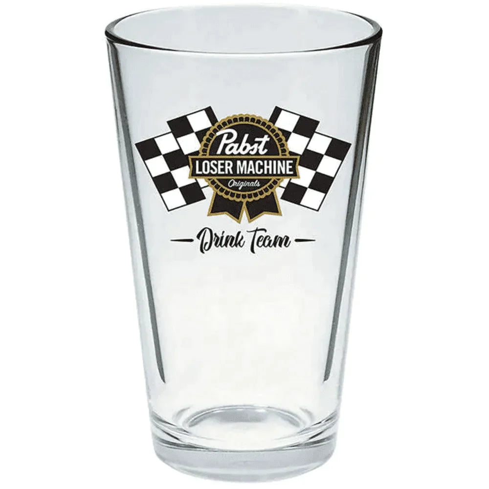 LOSER-MACHINE-X-PBR-DRINK-TEAM-PINT-GLASS - ACCESSORY - synikclothing.com