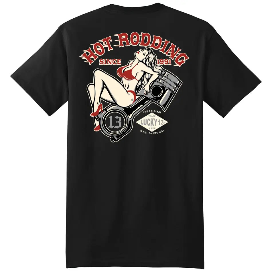 Lucky 13 PISTON PIN-UP Men’s Short Sleeve Tee Shirt - T-SHIRT - synikclothing.com