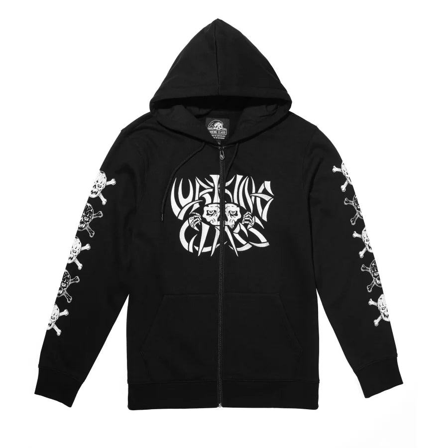 LURKING-CLASS-BY-SKETCHY-TANK-BONEHEAD-ZIP-UP-HOODIE - ZIP HOODIE - synikclothing.com