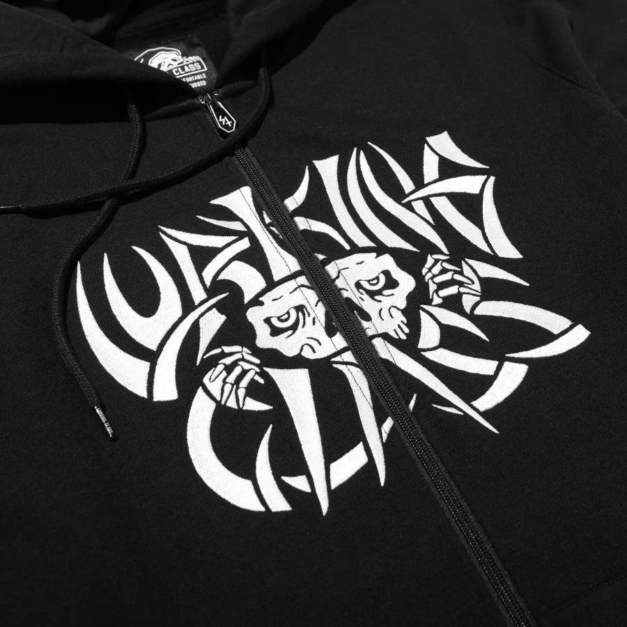 LURKING-CLASS-BY-SKETCHY-TANK-BONEHEAD-ZIP-UP-HOODIE - ZIP HOODIE - synikclothing.com