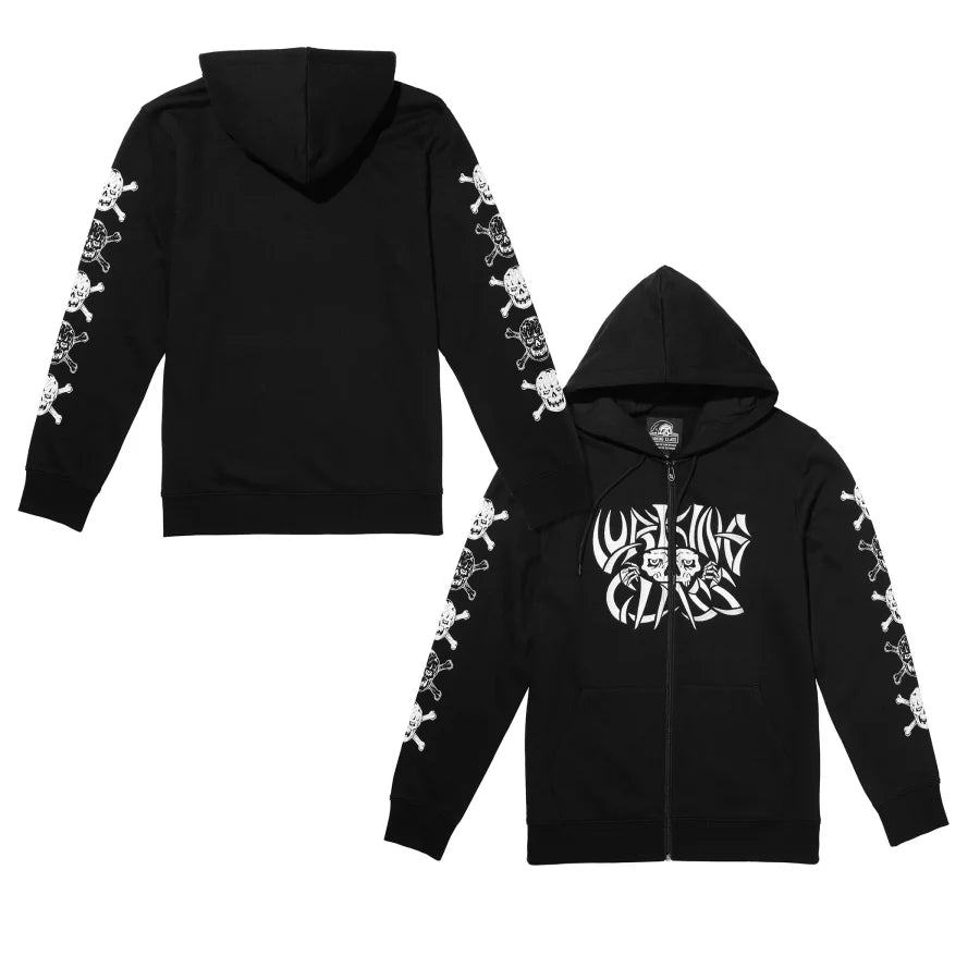 LURKING-CLASS-BY-SKETCHY-TANK-BONEHEAD-ZIP-UP-HOODIE - ZIP HOODIE - synikclothing.com