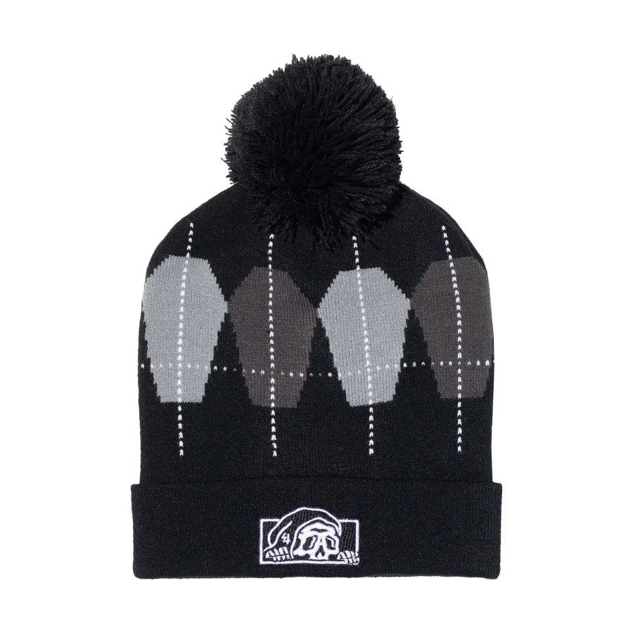 LURKING-CLASS-BY-SKETCHY-TANK-COFFIN-ARGYLE-POM-BEANIE - BEANIE - synikclothing.com