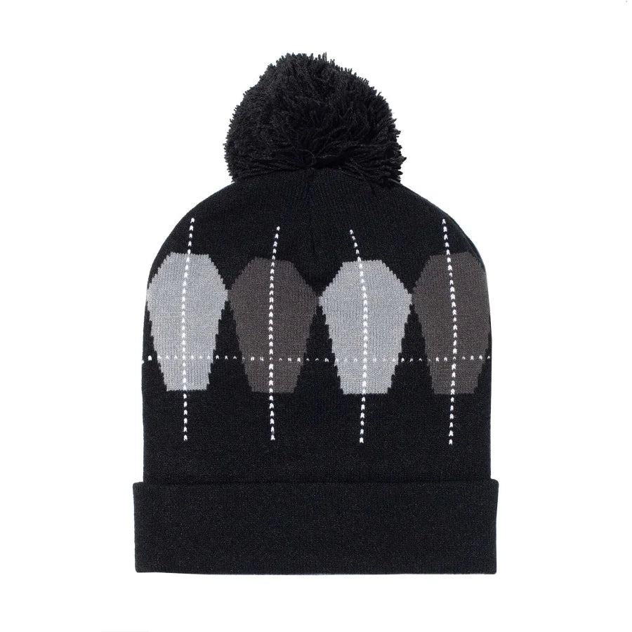 LURKING-CLASS-BY-SKETCHY-TANK-COFFIN-ARGYLE-POM-BEANIE - BEANIE - synikclothing.com