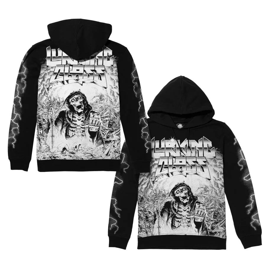 LURKING-CLASS-BY-SKETCHY-TANK-CYBORG-HOODIE - PULLOVER HOODIE - synikclothing.com