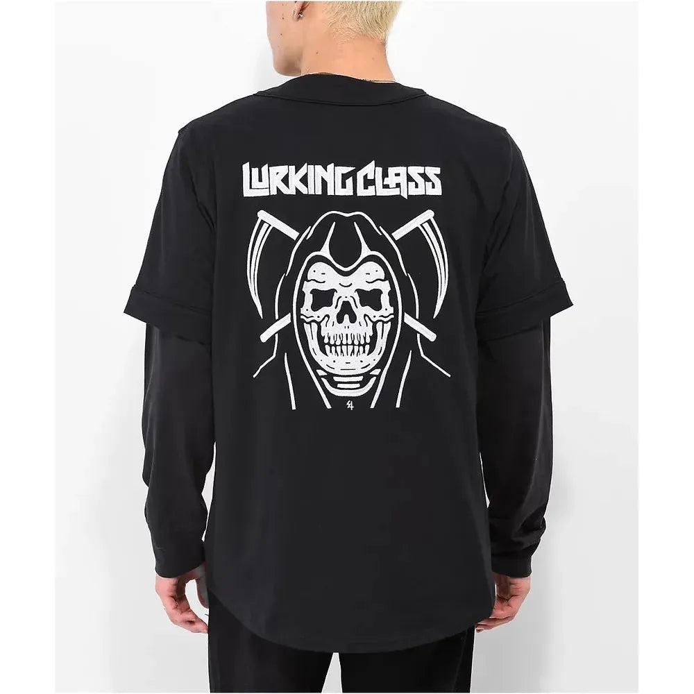 LURKING-CLASS-METAL-SCYTHE-BLACK-2FER-JERSEY - WOVEN - synikclothing.com