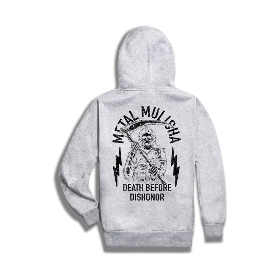 METAL-MULISHA-MEN'S-KNIT-HOODED-PULLOVER-MASSACRE - PULLOVER HOODIE - Synik Clothing - synikclothing.com