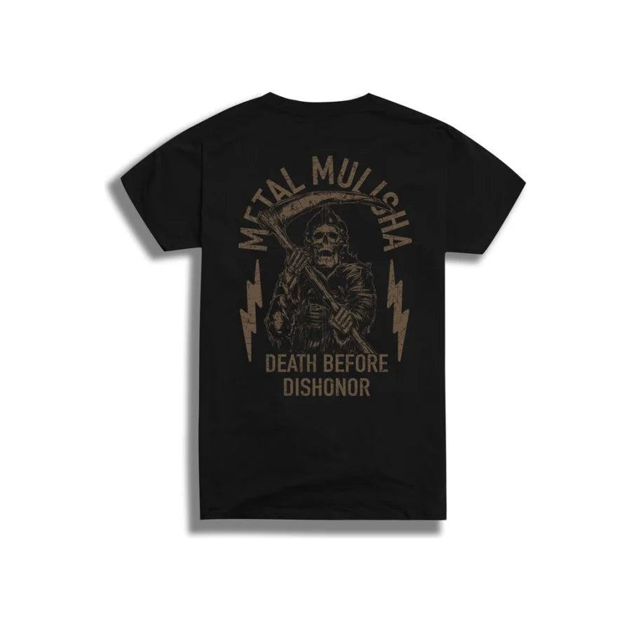 METAL-MULISHA-MEN'S-KNIT-S/S-TEE-MASSACRE - T-SHIRT - synikclothing.com