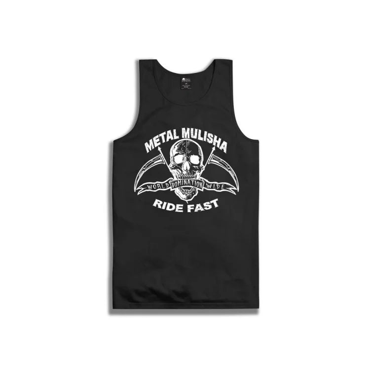 METAL-MULISHA-Men's Knit Tanktop - Ride Fast - TANKTOP - Synik Clothing - synikclothing.com