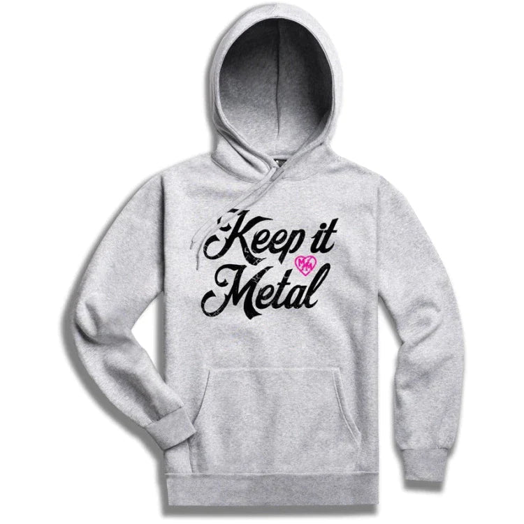 METAL-MULISHA-Womens-Knit-Regular-Hoodie-Keep-It-Metal - Women's Knit Regular Hoodie - Synik Clothing - synikclothing.com