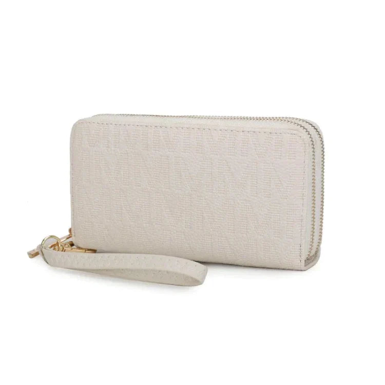 MKF Collection - Lisbette Embossed M Signature Wallet Handbag Women by Mia K - General - Synik Clothing - synikclothing.com