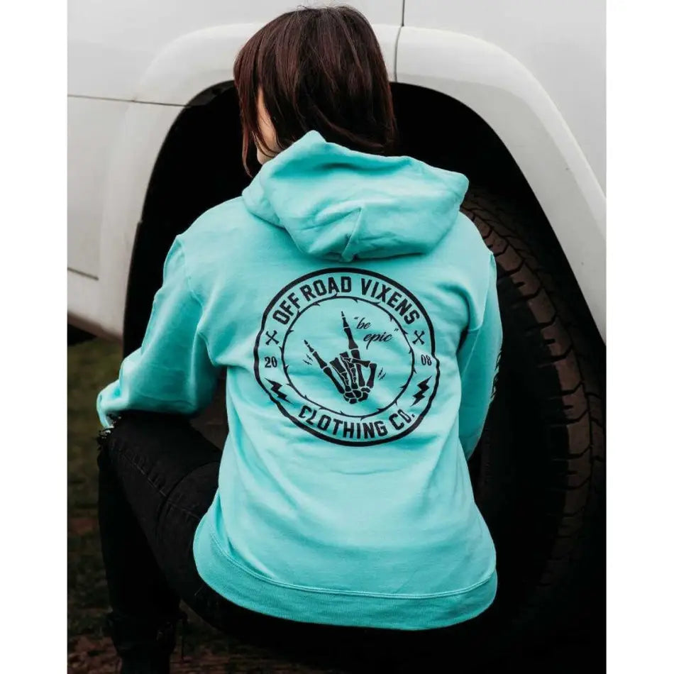 OFF ROAD VIXEN BE EPIC HOODIE - PULLOVER HOODIE - synikclothing.com