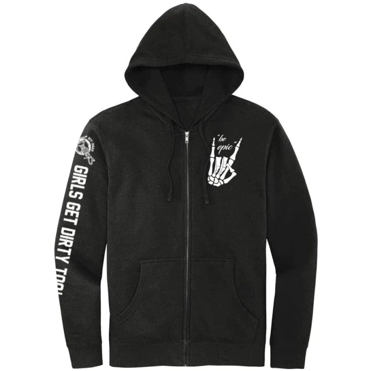 OFF-ROAD-VIXENS-BE-EPIC-UNISEX-ZIP-UP-HOODIE - ZIP HOODIE - synikclothing.com