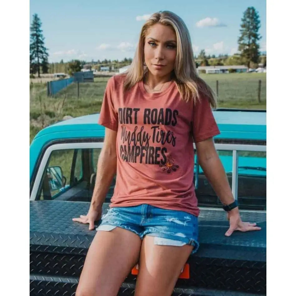 OFF ROAD VIXENS DIRT ROAD TEE - T-SHIRT - synikclothing.com