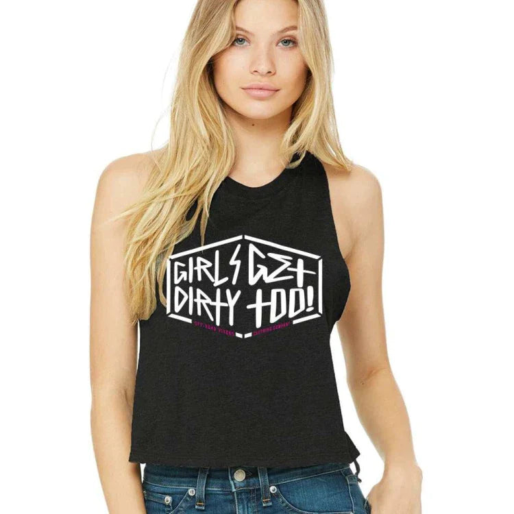 OFF-ROAD-VIXENS-ROCK-ON!-CROPPED-TANK - TANK TOP - Synik Clothing - synikclothing.com