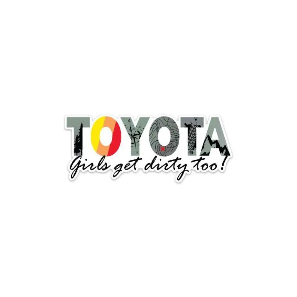 OFF ROAD VIXENS TOYOTA GIRL STICKER - STICKER - synikclothing.com